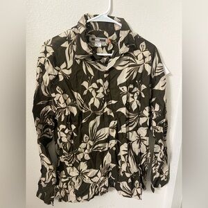 Quiksilver Mens Floral Button-Up Shirt